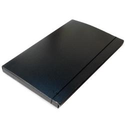 Caja de archivo fibra negra 2,5 cms