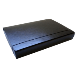 Caja de archivo fibra negra 5 cms