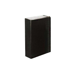 Caja de archivo fibra negra 8 cms