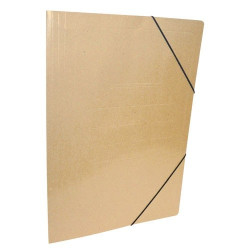 Carpeta 3 solapas plastificada marrón Carpeta 3 solapas plastificada marrón