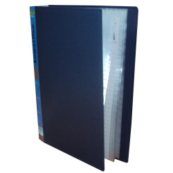Carpeta plástica con 40 folios A4