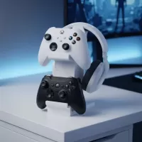 Soporte para joystick y auriculares gamer — PS5, PS4 y Xbox Soporte para joystick y auriculares gamer — PS5, PS4 y Xbox