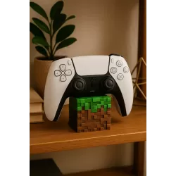 Soporte para control de PlayStation 5 - Modelo Minecraft Soporte para control de PlayStation 5 - Modelo Minecraft