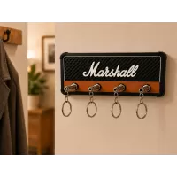 Portallaves estilo amplificador Marshall con 4 plugs metálicos Portallaves estilo amplificador Marshall con 4 plugs metálicos