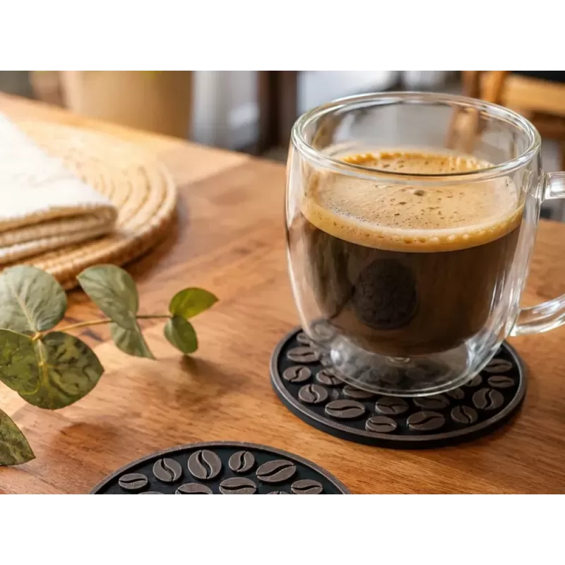 Posavasos Granos de Café x 4 unidades