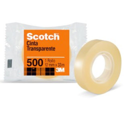 Cinta adhesiva Scotch 500 12x25 Cinta adhesiva Scotch 500 12x25