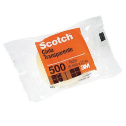 Cinta adhesiva Scotch 500 18x25 Cinta adhesiva Scotch 500 18x25