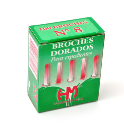 Broches Dorados N° 8 Broches Dorados N° 8