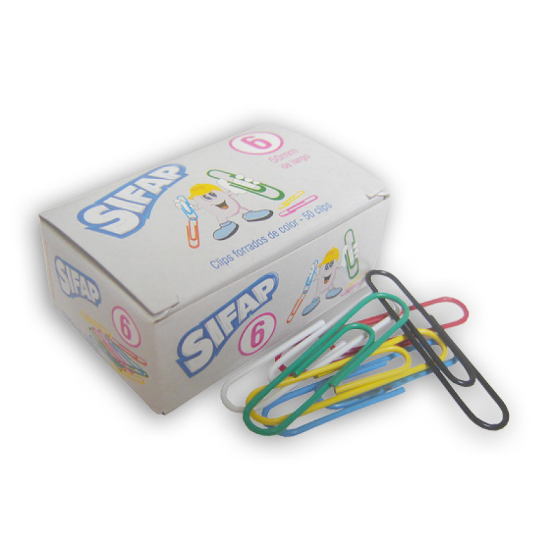 Clips Sifap N° 6 color