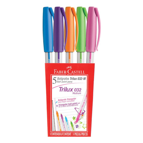 Bolígrafo Faber Trilux 5 colores Bolígrafo Faber Trilux 5 colores