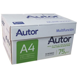 Resma Ledesma Autor A4 75grs x10 Resma Ledesma Autor A4 75grs x10