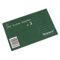 Fichas Rayadas Nepaco N° 3 Fichas Rayadas Nepaco N° 3