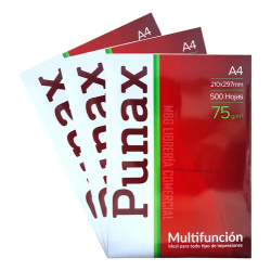 Resma Punax multifunción A4 75grs Resma Punax multifunción A4 75grs