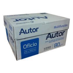 Resma Ledesma Autor Oficio 80grs x10 Resma Ledesma Autor Oficio 80grs x10