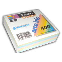 Taco de papel color 9x9 Taco de papel color 9x9